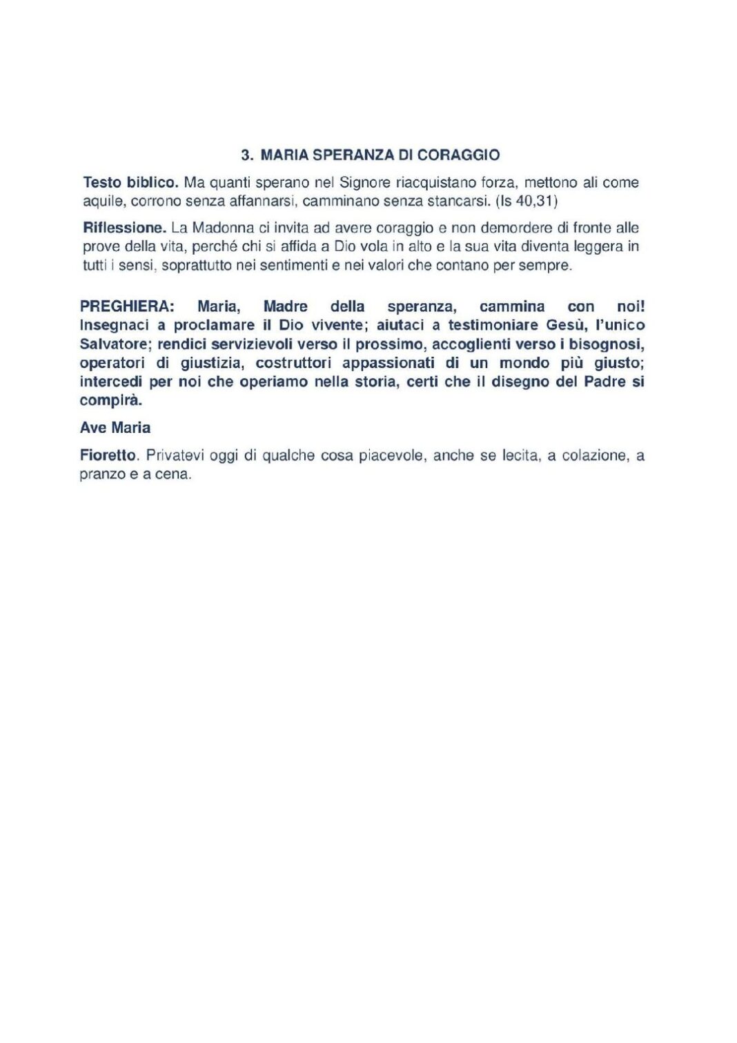 Notizie dalla Parrocchia