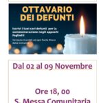 Ottavario dei Defunti Notizie dalla Parrocchia