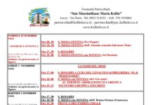 CALENDARIO LITURGICO: Settimana dal 30 Novembre al 06 Dicembre CALENDARIO LITURGICO: