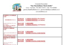 CALENDARIO LITURGICO: Settimana dal 18 al 24 Gennaio 2026 CALENDARIO LITURGICO: