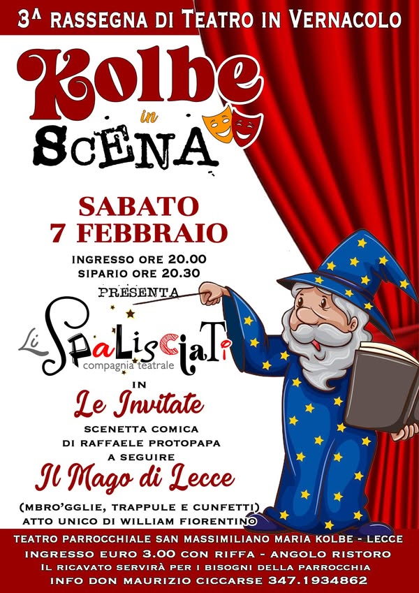 Sabato 7 Febbraio non prendete altri appuntamenti… Vi aspettiamo