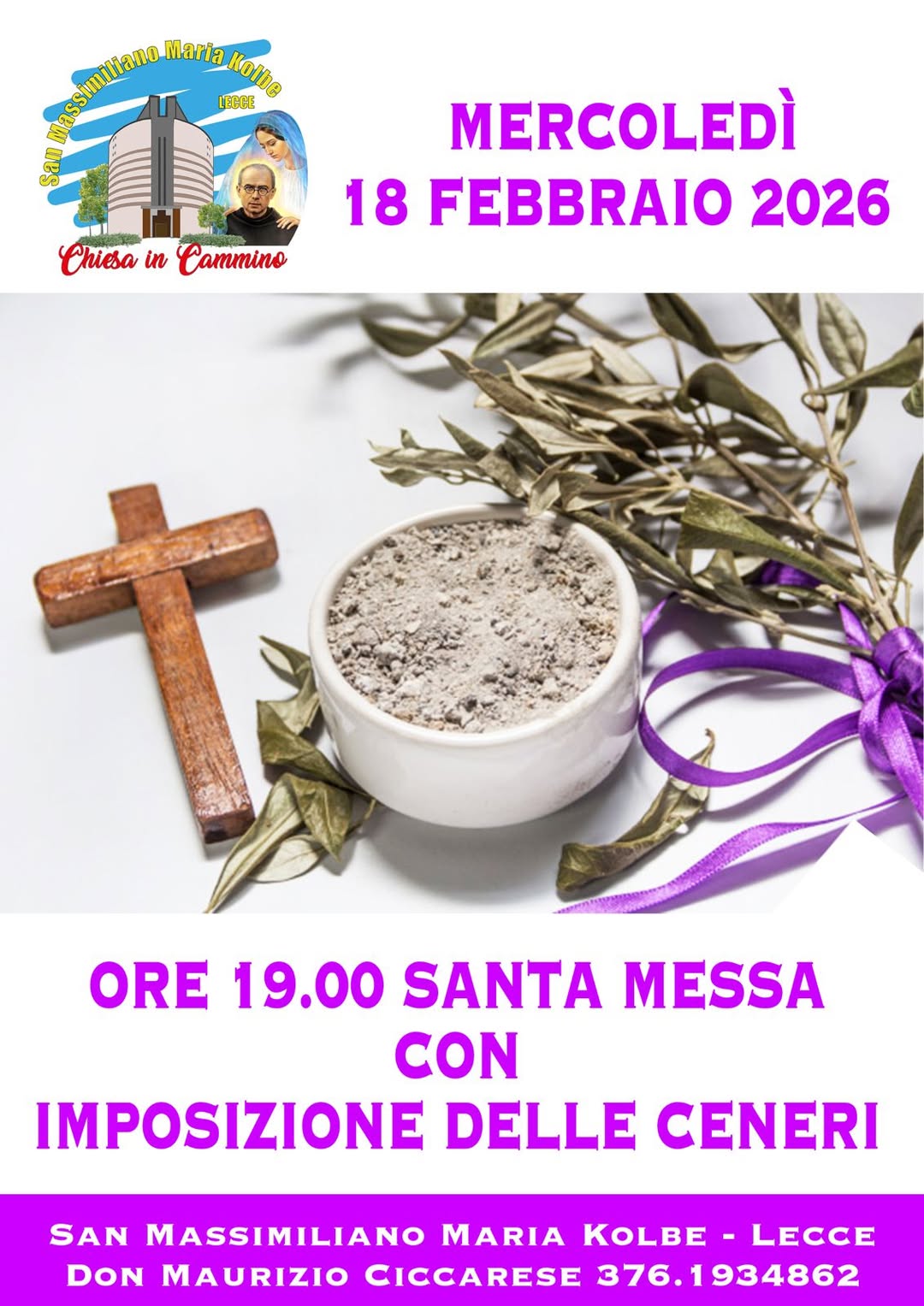 SANTA MESSA DI INIZIO QUARESIMA