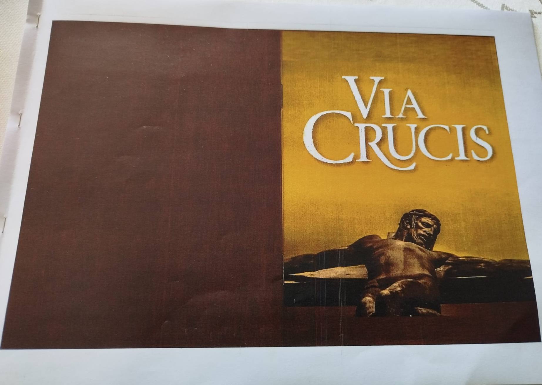 Via Crucis in chiesa animata dal gruppo Coro