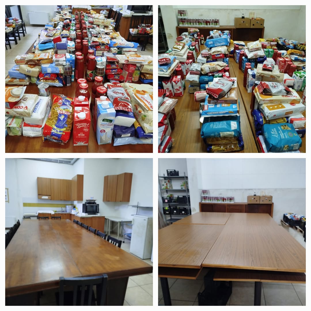 Distribuzione mensile pacchi alimentari prima e dopo ( 29/05/2026)