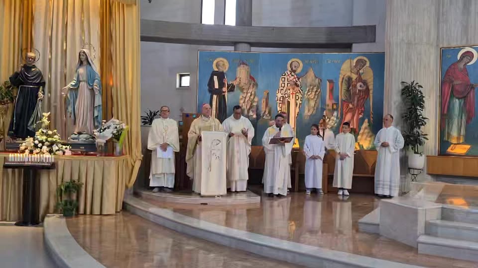 Lettura del decreto del Santo Padre Leone per l’indizione del Giubileo Parrocchiale